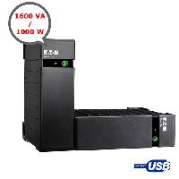 Connectique - Alimentation Onduleur - EATON - Ellipse ECO 1600 USB FR - Off-line UPS - 1600VA (8 prises françaises) - Parafoudre - Port USB - EL1600USBFR