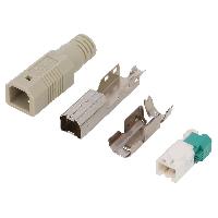 Connectique - Alimentation Prise USB B male - gris