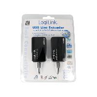 Connectique - Alimentation Prolongateur de ligne USB via un cable reseau Cat 5-5e-6 - Noir