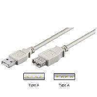 Connectique - Alimentation Rallonge USB 2.0 Hi-speed 5M - Gris