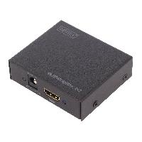 Connectique - Alimentation Repartiteur HDCP 1.3 HDMI femelle X2 noir Connectique - Alimentation Repartiteur HDCP 1.3 HDMI femelle X2 noir