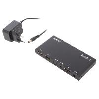 Connectique - Alimentation Repartiteur HDCP 2.2.HDMI 2.0 femelle X2 noir Connectique - Alimentation Repartiteur HDCP 2.2.HDMI 2.0 femelle X2 noir