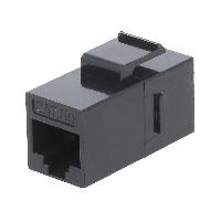 Connectique - Alimentation RJ45 femelle droit Cat.5e Keystone PoE.PoE+ - noir Connectique - Alimentation RJ45 femelle droit Cat.5e Keystone PoE.PoE+ - noir