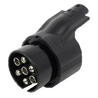 Connectique Remorque Adaptateur 7p Male a 13p Femelle - vehicule avec 7 broches