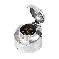 Connectique Remorque Prise Remorque 7 Broches 12V Alu