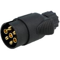 Connectique Remorque Prise remorque male 7PIN 12VDC pour cable 6mm