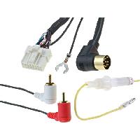 Connectiques pour changeur CD Cable Autoradio compatible avec changeur CD Panasonic 5.5m jacks males