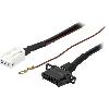 Connectiques pour changeur CD Cable Autoradio compatible avec changeur CD Quadlock 12pin vers 12pin compatible avec Audi VW 1.8m