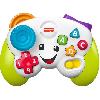 Console Educative Fisher-Price-Manette de jeu et d'apprentissage Rires et Éveil HXB63