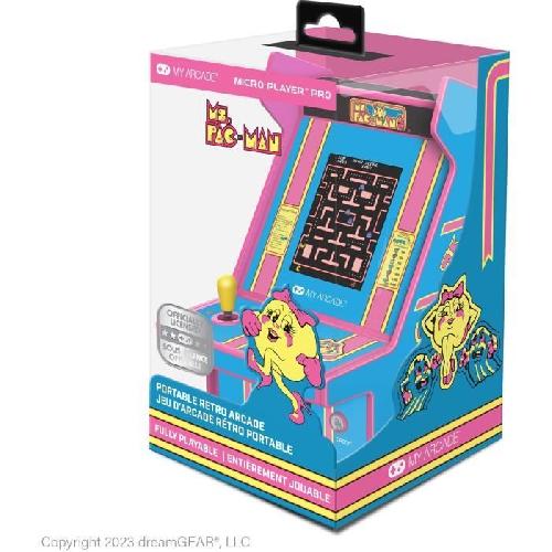 Jeu Video Console Retro Console Micro Player PRO - Ms. Pac-Man - Arcade - Atari - Ecran 7cm Haute Résolution