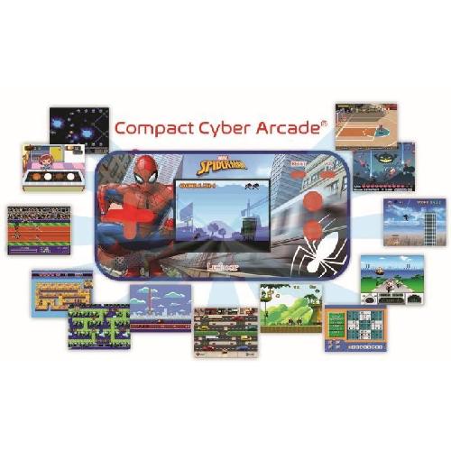 Console Educative Console portable Compact Cyber Arcade SpiderMan - écran 2.5'' 150 jeux dont 10 SpiderMan