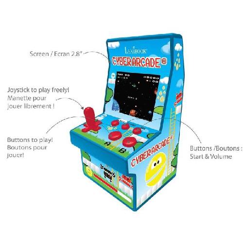 Console Educative Console portable Cyber Arcade - écran 2.8'' 200 jeux