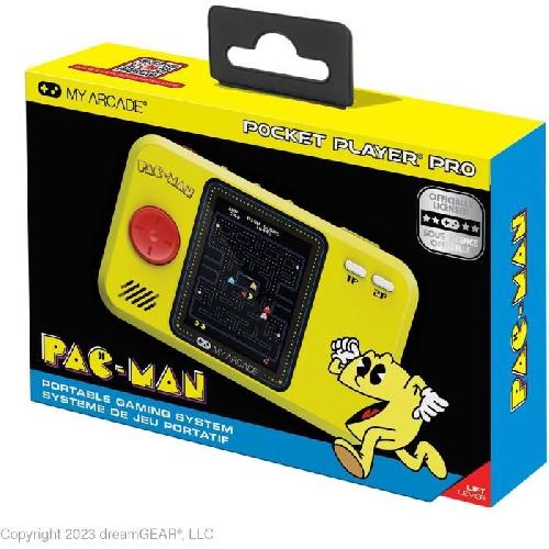 Jeu Video Console Retro Console rétro - Atari - Pocket Player PRO Pac-Man - Ecran 7cm Haute Résolution - Jeu d'arcade