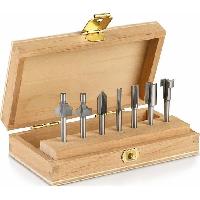 Consommable Kit de 7 fraises a defoncer DREMEL - Outils multifonctions rotatifs