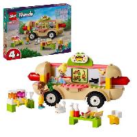 Construction - Modelisme - Maquette - Modele Reduit A Construire LEGO 42633 Friends Le Food-Truck de Hot-Dogs. Jouet de Restaurant Mobile. avec Figurines et Chat. Cadeau Enfants