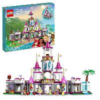 Construction - Modelisme - Maquette - Modele Reduit A Construire LEGO 43205 Disney Princess Aventures Epiques dans le Chateau. Jouet Ariel. Vaiana et Raiponce. Figurines Animaux. Enfants Des 6 Ans