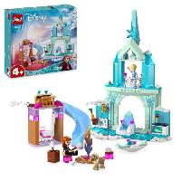 Construction - Modelisme - Maquette - Modele Reduit A Construire LEGO 43238 Disney Princess Le Chateau de Glace d'Elsa. Jouet de Princesse La Reine des Neiges. 2 Figurines Animales