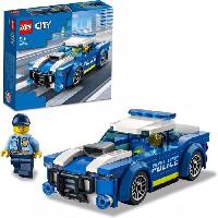 Construction - Modelisme - Maquette - Modele Reduit A Construire LEGO 60312 City La Voiture de Police. Jouet pour Enfants des 5 ans avec Minifigure Officier. Idee de Cadeau. Serie Aventures