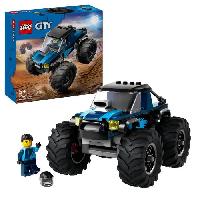 Construction - Modelisme - Maquette - Modele Reduit A Construire LEGO 60402 City Le Monster Truck Bleu. Jouet Camion Tout-Terrain et Minifigurine de Conducteur. Cadeau Enfants