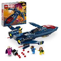 Construction - Modelisme - Maquette - Modele Reduit A Construire LEGO 76281 Marvel Le X-Jet des X-Men. Jouet d'Avion. Chasseur avec Minifigurines de Super-Héros : Wolverine