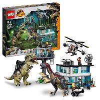 Construction - Modelisme - Maquette - Modele Reduit A Construire LEGO 76949 Jurassic World L'Attaque du Giganotosaurus et du Therizinosaurus. Hélicoptere et Figurine de Dinosaure