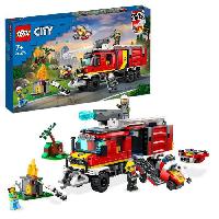 Construction - Modelisme - Maquette - Modele Reduit A Construire LEGO City 60374 Le Camion d'Intervention des Pompiers. Jouet avec Drones Modernes. et Figurines