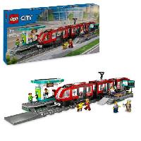 Construction - Modelisme - Maquette - Modele Reduit A Construire LEGO City 60423 Le tramway et la station du centre-ville. véhicule pour enfants des 7 ans