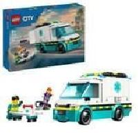 Construction - Modelisme - Maquette - Modele Reduit A Construire LEGO City 60451 L'ambulance de secours - Jouet de construction pour garçon des 5 ans