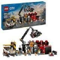 Construction - Modelisme - Maquette - Modele Reduit A Construire LEGO City 60472 Casse automobile - Jeu de construction pour garçons et filles des 7 ans