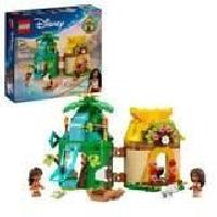 Construction - Modelisme - Maquette - Modele Reduit A Construire LEGO - Disney 43260 L'ile de Vaiana miniature Jeu de construction Maison de mini-poupees