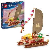 Construction - Modelisme - Maquette - Modele Reduit A Construire LEGO - Disney 43270 Le bateau d'aventure de Vaiana - Jeu a construire et cadeau des 6 ans