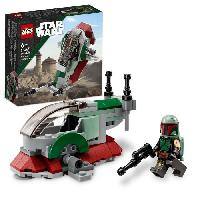 Construction - Modelisme - Maquette - Modele Reduit A Construire LEGO Star Wars 75344 Le Vaisseau de Boba Fett Microfighter - Blanc - Pour Enfant de 6 ans et plus