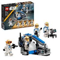 Construction - Modelisme - Maquette - Modele Reduit A Construire LEGO Star Wars 75359 Pack de Combat des Clone Troopers de la 332e Compagnie d'Ahsoka. Jouet avec Véhicule Speeder
