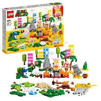 Construction - Modelisme - Maquette - Modele Reduit A Construire LEGO Super Mario 71418 Set La boîte a Outils Créative. Jouet Enfants 6 Ans. avec Figurines