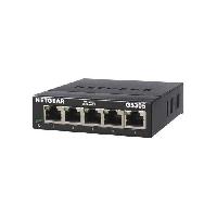 Construction Reseau NETGEAR GS305-300PES Switch Ethernet Métal 5 ports Gigabit (10/100/1000)