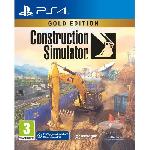 Sortie Jeu Playstation 4 Construction Simulator - Jeu PS4 - Gold Edition