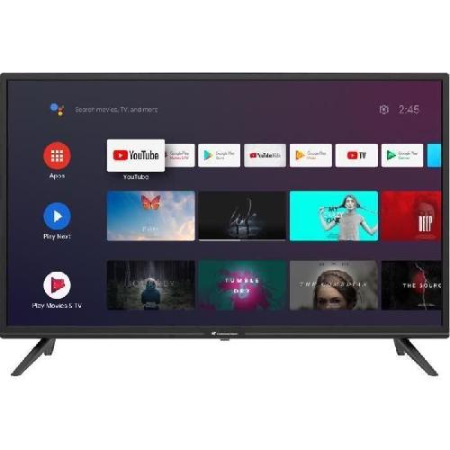Televiseur Led CONTINENTAL EDISON Android TV LED HD - 32-80 cm- - WiFi - Bluetooth - HDMIx3 - USBx2 - Commande Vocale