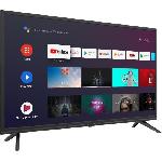 Televiseur Led CONTINENTAL EDISON Android TV LED HD - 32-80 cm- - WiFi - Bluetooth - HDMIx3 - USBx2 - Commande Vocale
