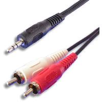 CONTINENTAL EDISON Cable Jack RCA male-male - 3m