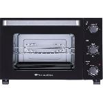 CONTINENTAL EDISON CEMF35B4 - Minifour électrique 35L noir - 1500W - Rotissoire. Convection naturelle