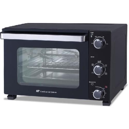 Mini-four - Rotissoire CONTINENTAL EDISON CEMF35B4 - Minifour électrique 35L noir - 1500W - Rotissoire. Convection naturelle