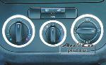 Personnalisation - Decoration Vehicule Contour bouton clim chrome VW Golf 5 03-09