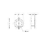 Ecrous et Vis Contre ecrou Metrique 10x150 Pas Gauche - 1 nombre