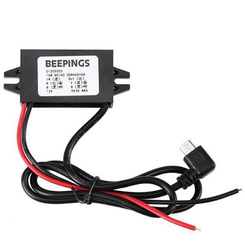 Convertisseur Auto Convertisseur 12V vers 5V - Micro USB coude 3A 36W