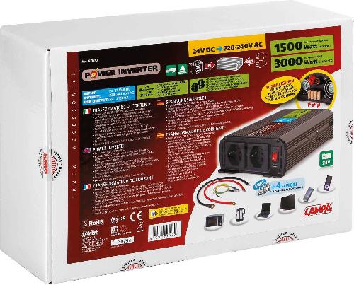 Convertisseur Auto Convertisseur 24V 220v 1500w