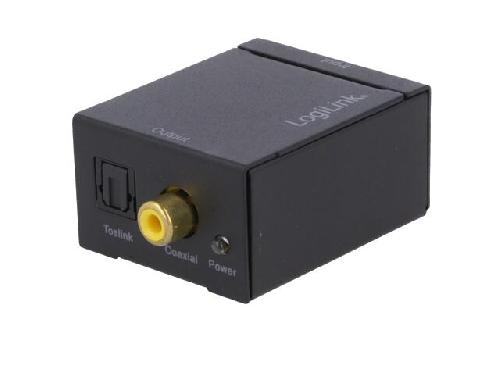 Cable - Connectique Pour Peripherique Convertisseur audio SPDIF-COAX analogique vers numerique - Noir