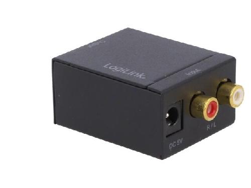 Cable - Connectique Pour Peripherique Convertisseur audio SPDIF-COAX analogique vers numerique - Noir