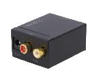 Cable - Connectique Pour Peripherique Convertisseur audio SPDIF-COAX analogique vers numerique - Noir