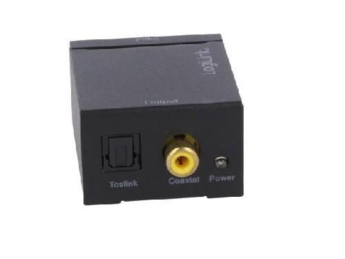 Cable - Connectique Pour Peripherique Convertisseur audio SPDIF-COAX analogique vers numerique - Noir