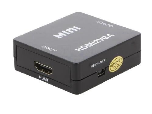 Cable - Connectique Pour Peripherique Convertisseur HDMI 1.3 femelle Full HD noir